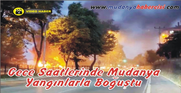 Gece Saatlerinde Mudanya Yangnlarla Boutu